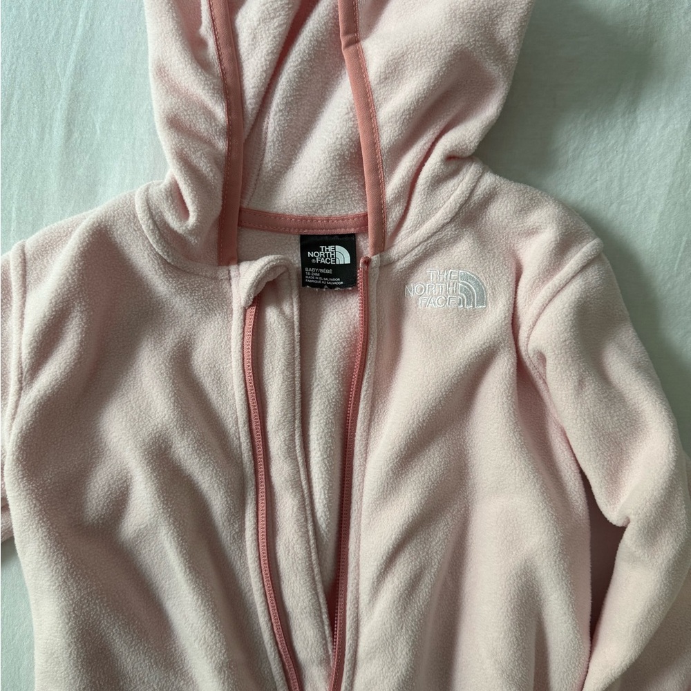 The North Face Kids Pink Fleece Jacket